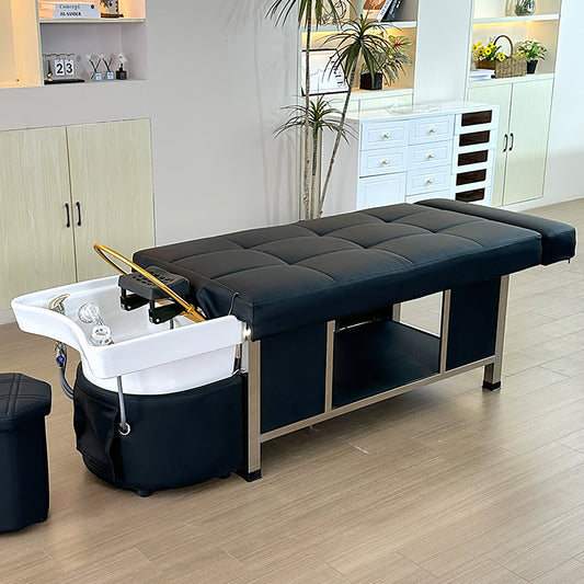 611 - 1D | FRESH WATER | Plumbed | Japanese Head Spa Massage Bed | SSW | Head Spa Beds (Plumbed) by SSW - SH Salons