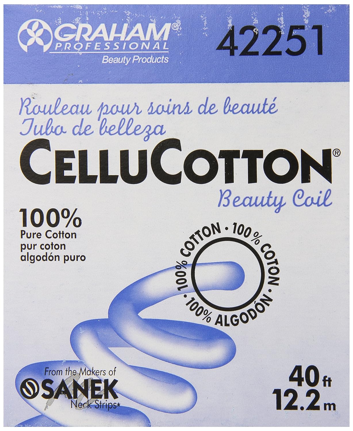 CelluCotton Beauty Coil | 100% Pure Cotton | 40 Feet | GRAHAM BEAUTY | Towels by GRAHAM BEAUTY - SH Salons