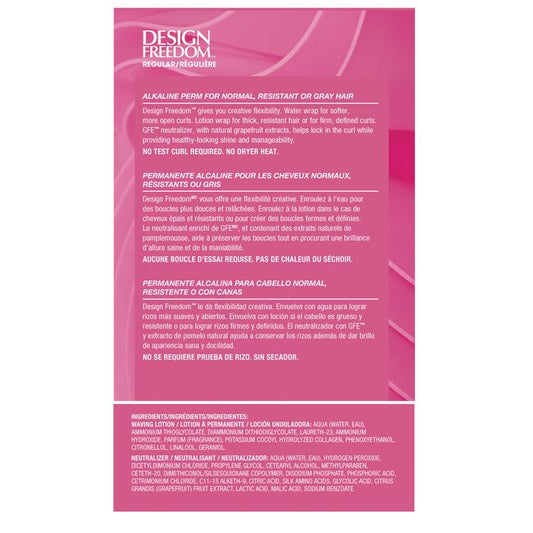 Design Freedom Regular Alkaline Perm | Normal, Resistant or Gray Hair | ZOTOS | HAIR PERMANENTS & STRAIGHTENERS by ZOTOS - SH Salons