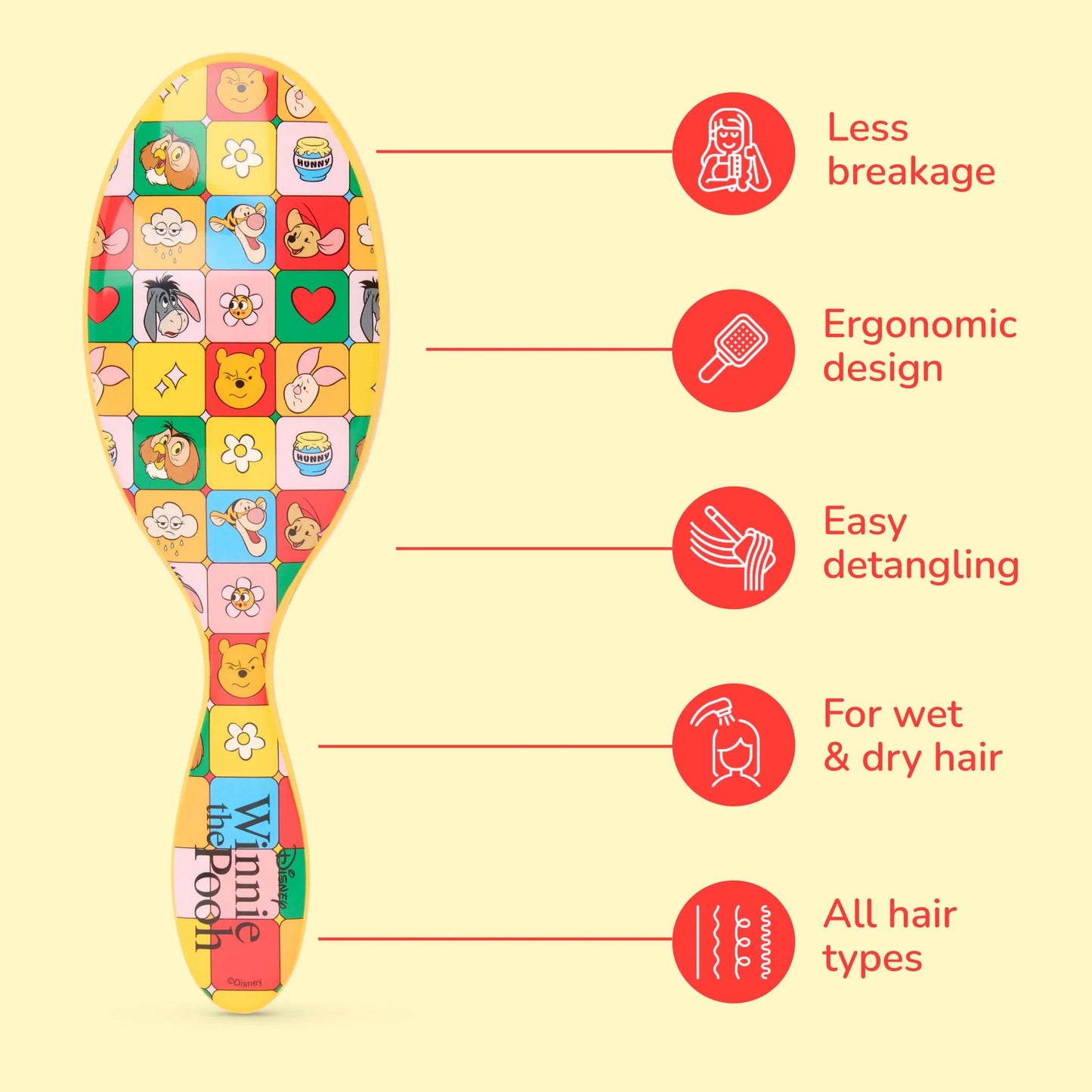 Disney Winnie the Pooh | Original Detangler | WET BRUSH | COMBS & BRUSHES by WET BRUSH - PRO - SH Salons