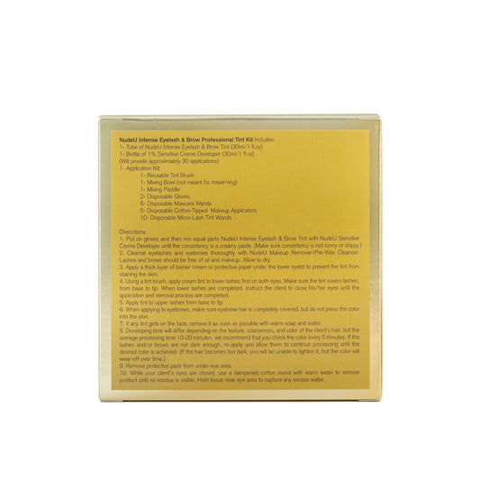 Intense Eyelash & Brow | Dark Brown | Professional Tint Kit | NUDE U | SPAS by NUDE U - SH Salons