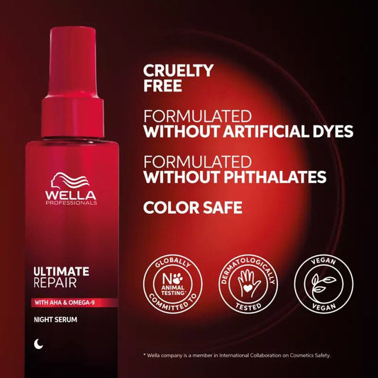 Night Hair Serum | Step 5 | Ultimate Repair | WELLA | HAIR STYLING PRODUCTS by WELLA PROFESSIONAL - SH Salons