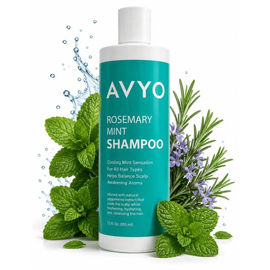 Rosemary Peppermint Shampoo | Cooling Mint Sensation | 12 fl. oz | AVYO | SHAMPOO by AVYO - SH Salons