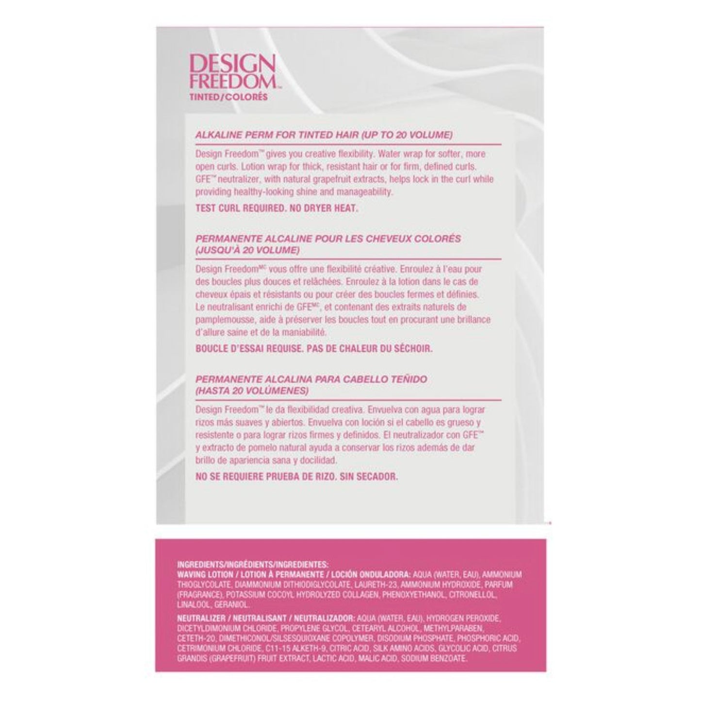 Tinted Alkaline Permanent | DESIGN FREEDOM | ZOTOS | HAIR PERMANENTS & STRAIGHTENERS by ZOTOS - SH Salons