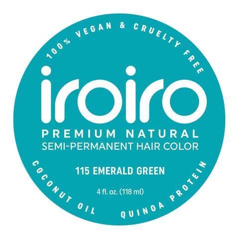 115 EMERALD GREEN | Semi - Permanent Hair Color | 4oz | IROIRO | HAIR COLOR by IROIRO - SH Salons