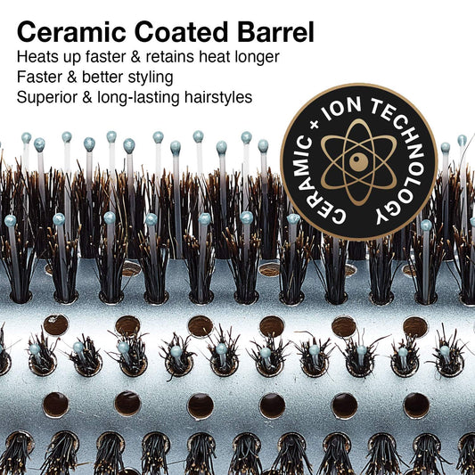 2 1/8" | 720 - EHCOV18 | EcoHair Combo Vent Round Bamboo Hair Brush | OLIVIA GARDEN | COMBS & BRUSHES by OLIVIA GARDEN - SH Salons