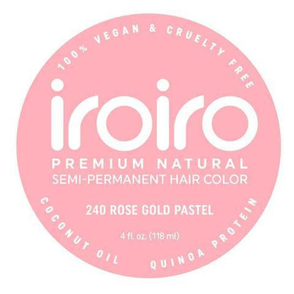 240 ROSE GOLD | Semi-Permanent Hair Color | 4oz | IROIRO - SH Salons