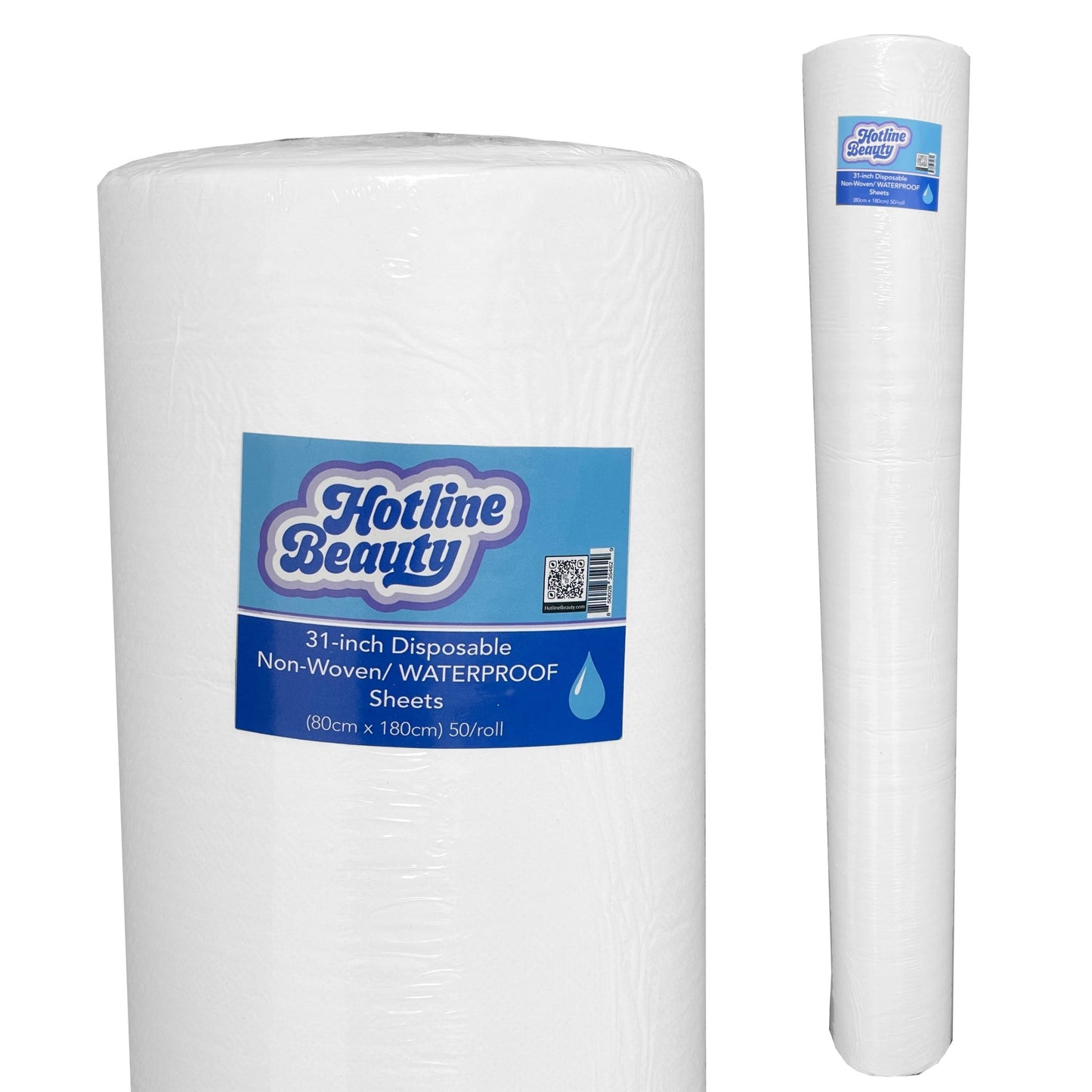 31 inch Disposable Non-Woven / WATERPROOF Sheets  | 80cm x 180cm | 50 Roll | HOTLINE BEAUTY | HOTLINE BEAUTY | SH Salons