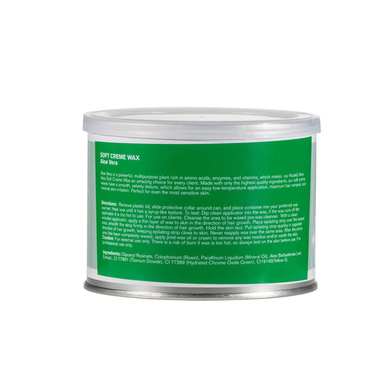 Aloe Vera Soft Creme Wax | 14.1 oz. / 400g | NUDE U | WAXING KITS & SUPPLIES by NUDE U - SH Salons