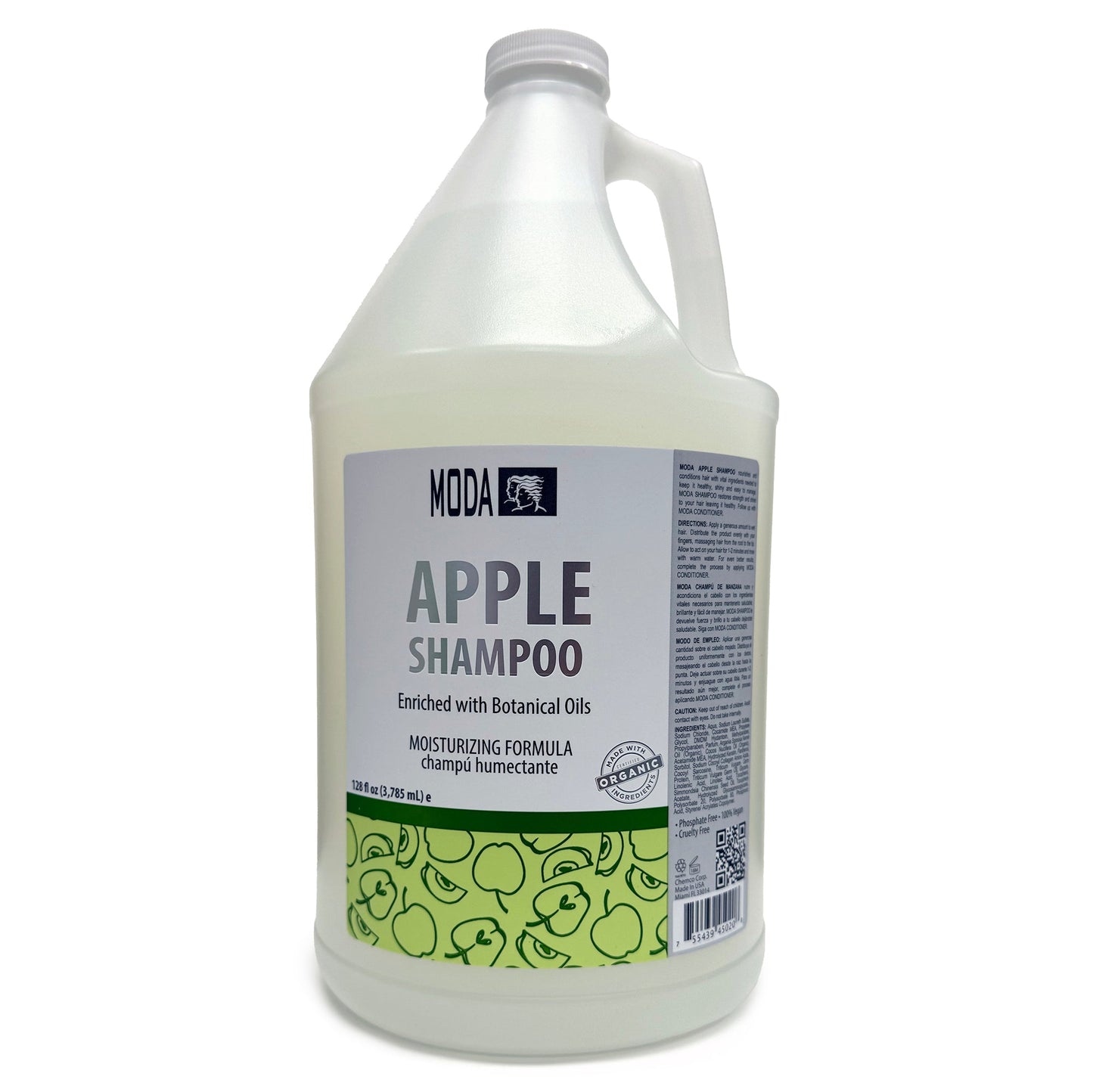 Apple Shampoo | Enriched with Botanical Oils | 128 fl oz | MODA | SHAMPOO by MODA - SH Salons