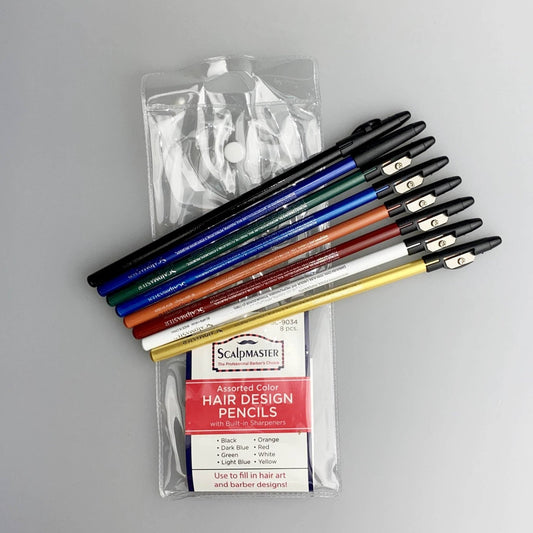 Assorted Color Hair Design Pencil | 8PCS | SCALPMASTER | HAIR COLORING ACCESSORIES by SCALPMASTER - SH Salons