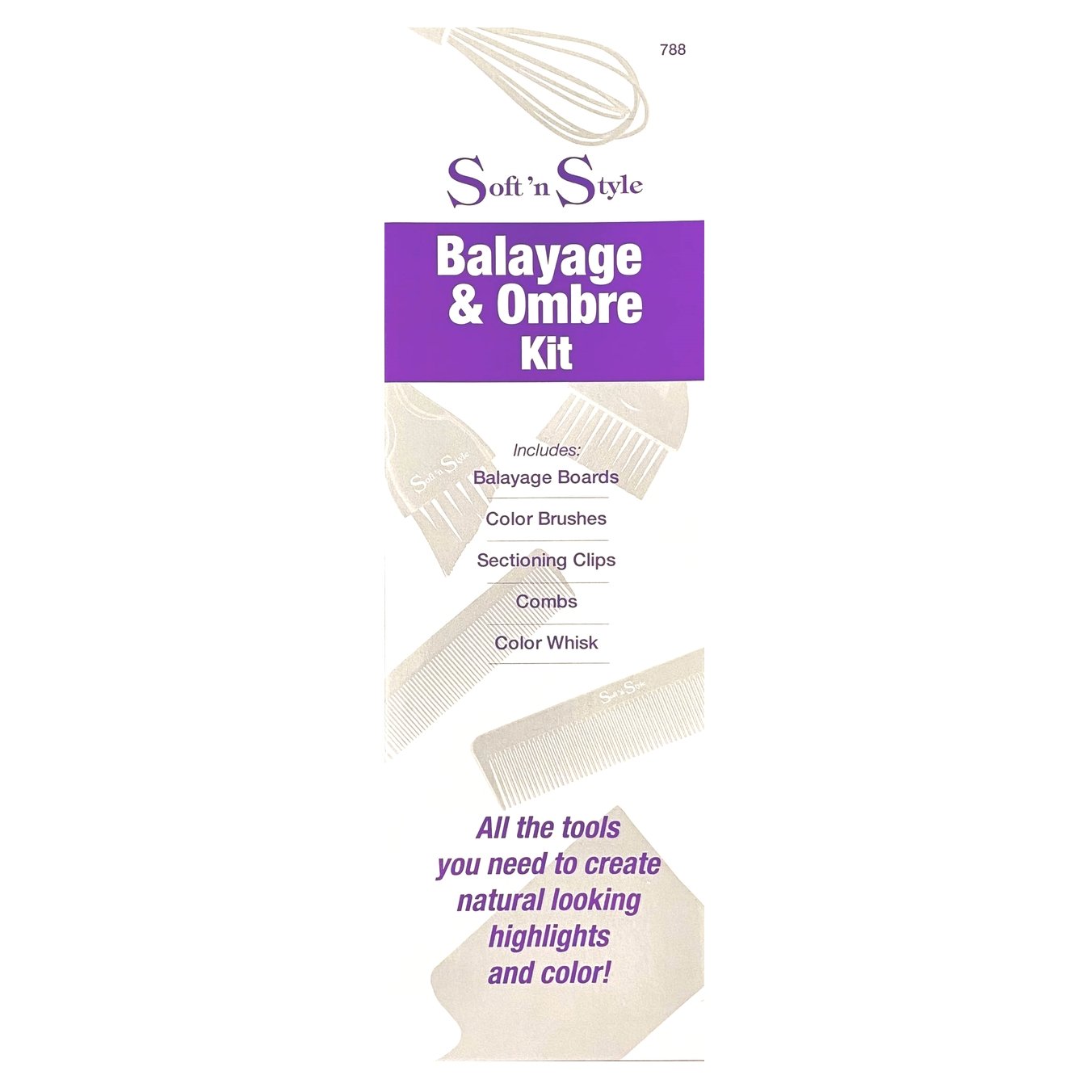 Balayage and Ombre Kit | 788 | SOFT N STYLE | HAIR COLORING ACCESSORIES by SOFT N STYLE - SH Salons