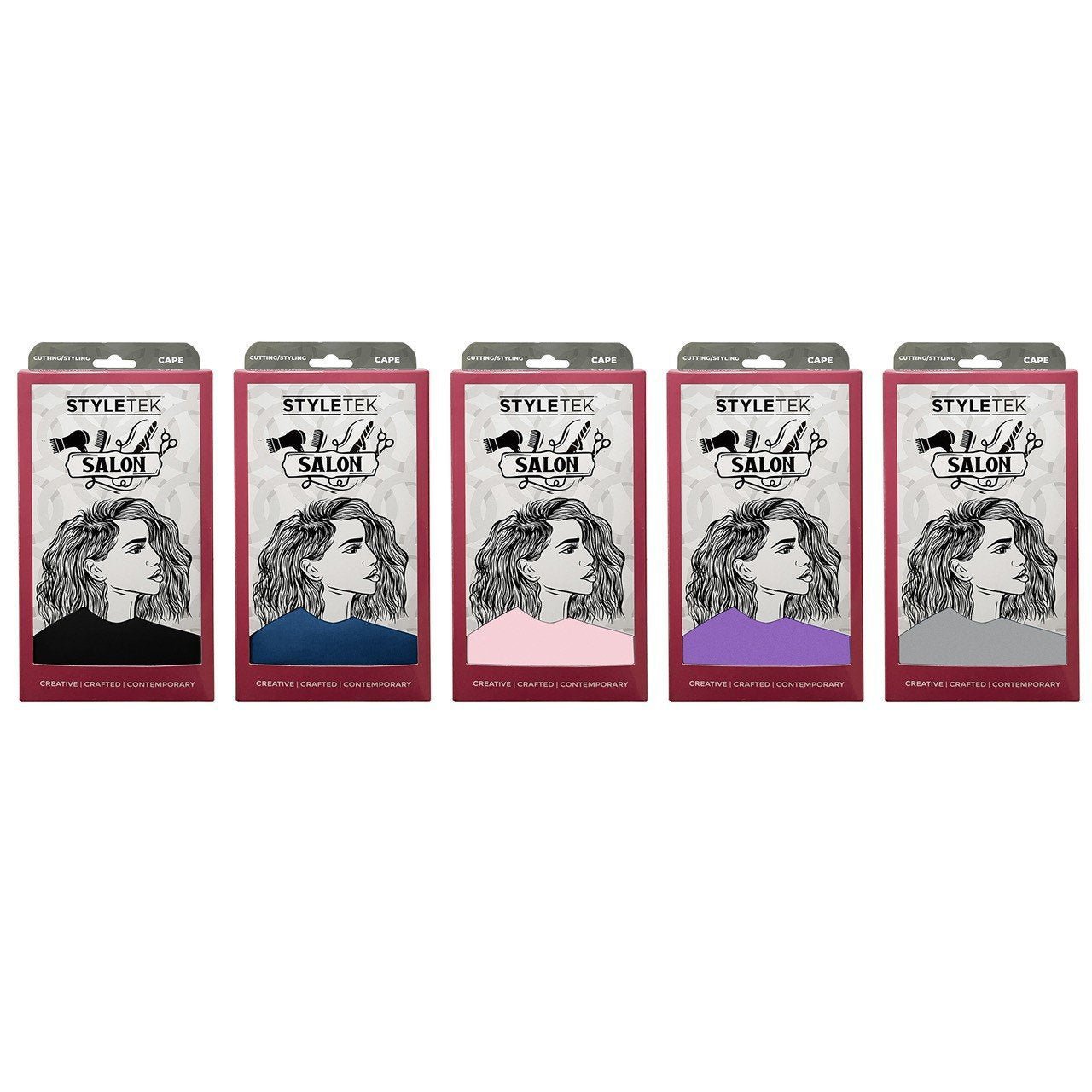 Blue | SALON CAPE | STYLETEK | Hairdressing Capes & Neck Covers by STYLETEK - SH Salons