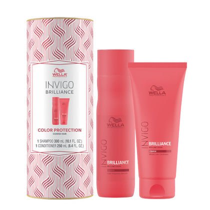Brilliance Holiday Canister Gift Set | Coarse Hair | INVIGO | WELLA | SHAMPOO & CONDITIONER SETS by WELLA PROFESSIONAL - SH Salons