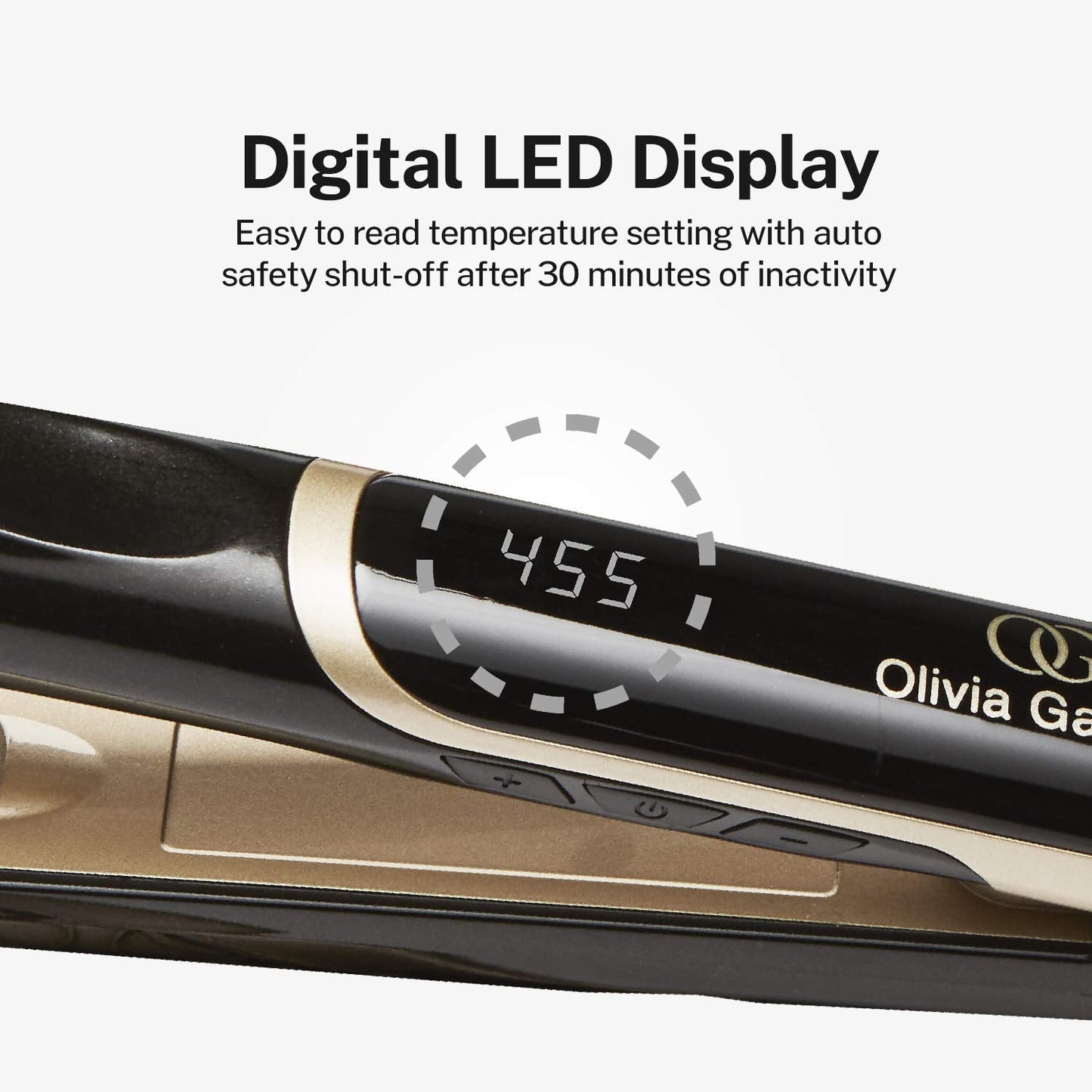 Ceramic + Ion 1" Professional Flat Iron | 205 - CIFL1 | OLIVIA GARDEN | Hair Iron Accessories by OLIVIA GARDEN - SH Salons
