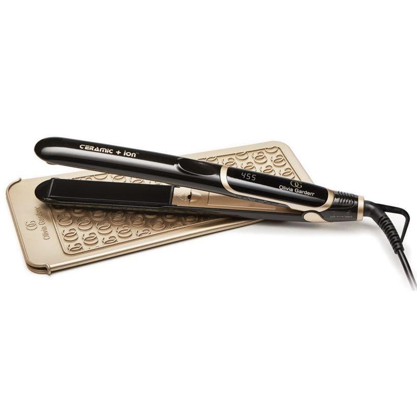 Ceramic + Ion 1" Professional Flat Iron with Free Gifts | CI-FL1DL01 | OLIVIA GARDEN - SH Salons