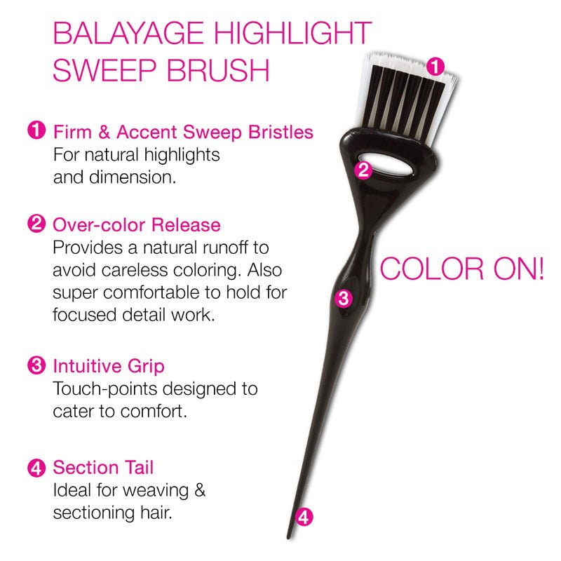 COLOR COCKTAIL | Balayage Highlight Sweep Brush | CRICKET | HAIR COLORING ACCESSORIES by CRICKET - SH Salons