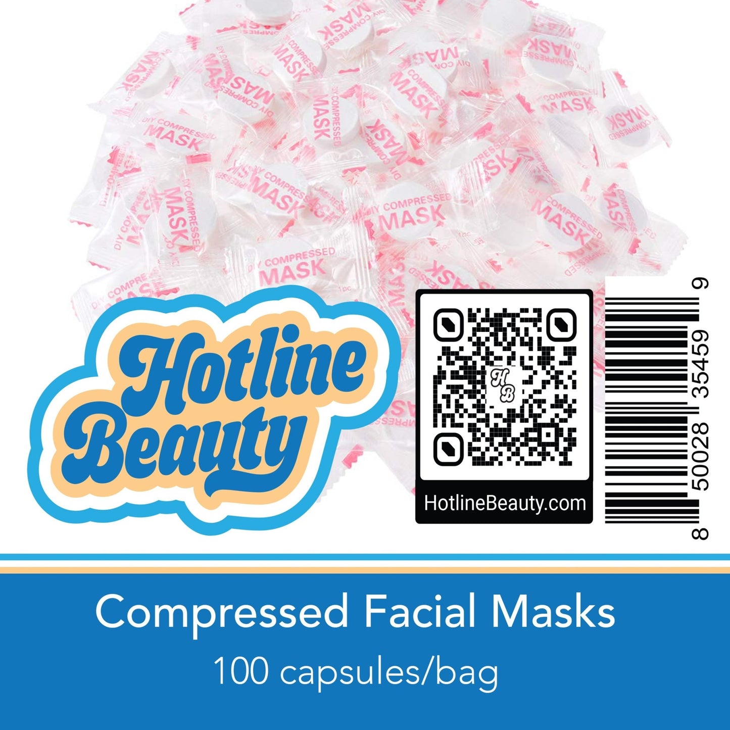 Compressed Facial Masks | 100 Pack | HOTLINE BEAUTY - SH Salons