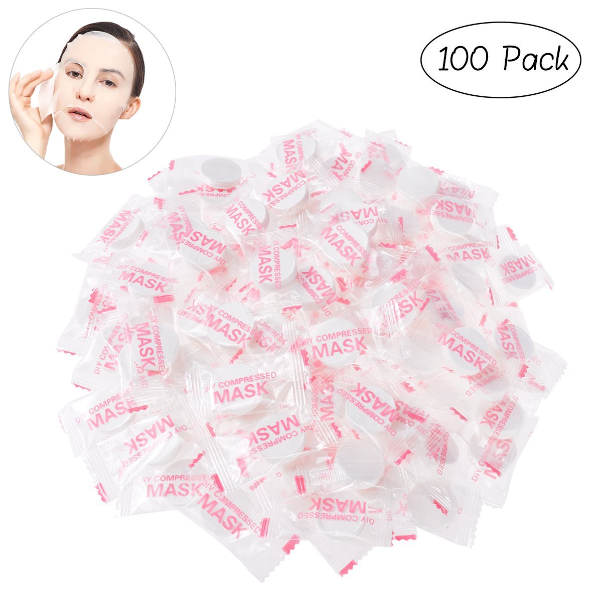 Compressed Facial Masks | 100 Pack | HOTLINE BEAUTY - SH Salons