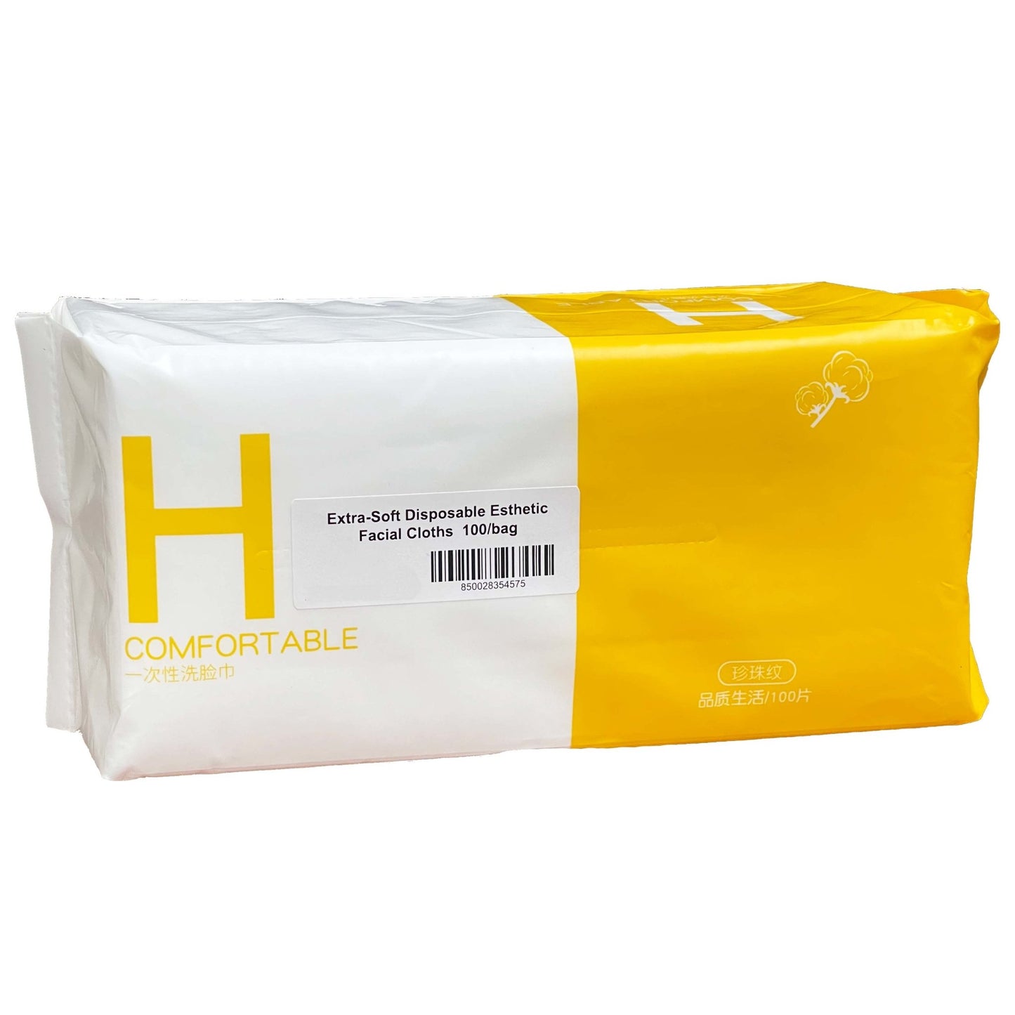 Extra-Soft Disposable Esthetic Facial Cloths | 100/bag | HOTLINE BEAUTY - SH Salons