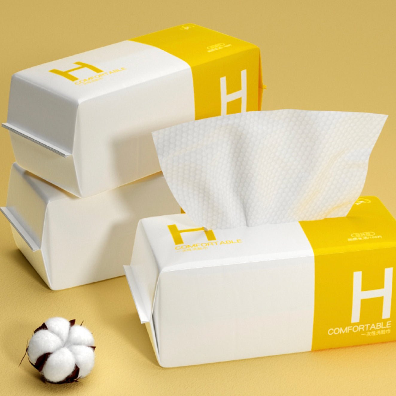 Extra - Soft Disposable Esthetic Facial Cloths | 100/bag | HOTLINE BEAUTY | SPAS by HOTLINE BEAUTY - SH Salons