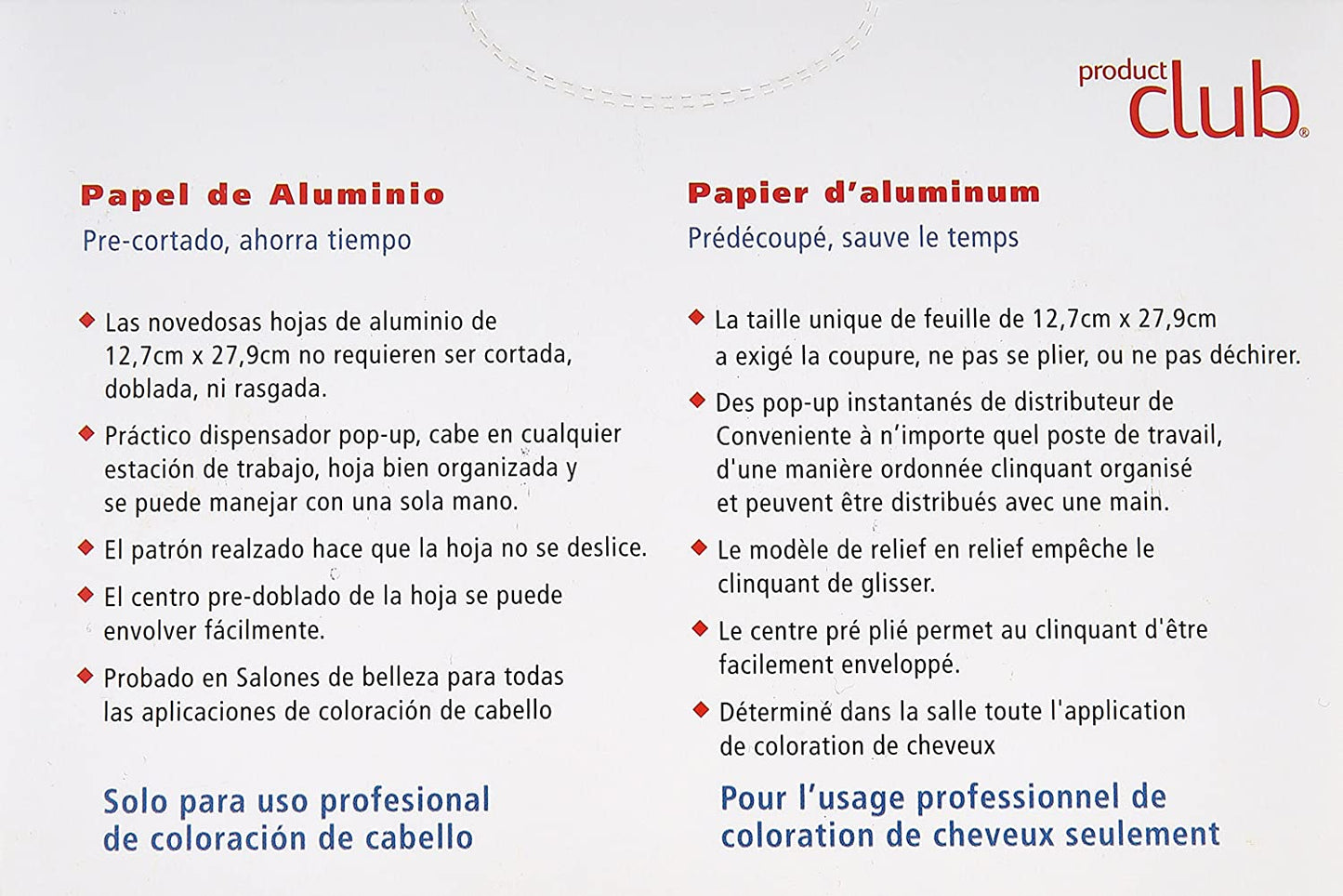 Foil Sheets | Silver | 5 x 11" | 500 Count | Product Club | HAIR COLORING ACCESSORIES by PRODUCT CLUB - SH Salons