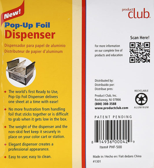 Foil Sheets | Silver | 5 x 11" | 500 Count | Product Club | HAIR COLORING ACCESSORIES by PRODUCT CLUB - SH Salons