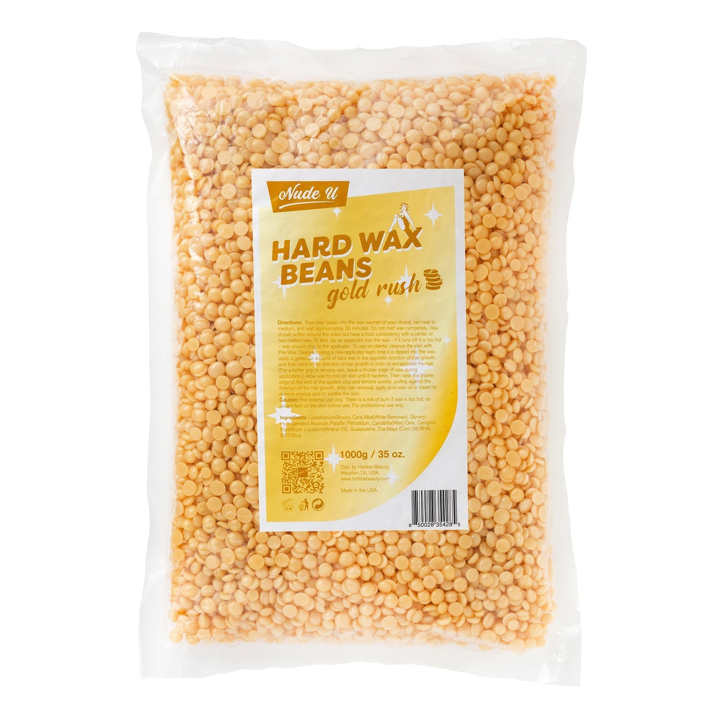 Hard Wax Beans | Golden Rush | NUDE U by NUDE U | SH Salons