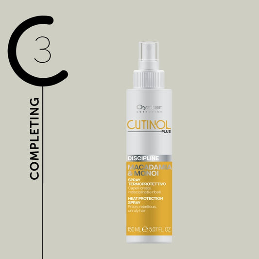Discipline Heat Protection Spray | Macadamia & Monoi | 5.07 fl.oz. | Cutinol Plus | OYSTER | HAIR STYLING PRODUCTS by OYSTER - SH Salons
