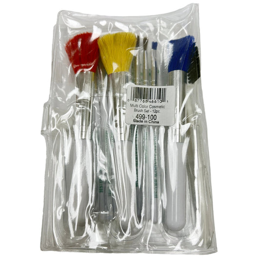 Multi Color Cosmetic Brush Set | 12pc | FANTASEA COSMETICS by FANTASEA COSMETICS | SH Salons