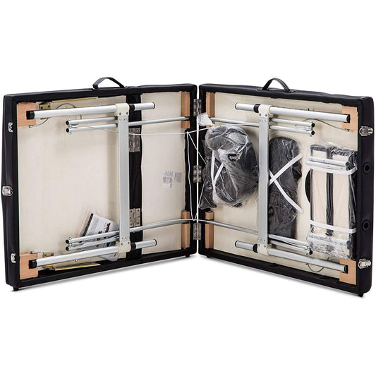 Portable Aluminium Massage Bed | Barber and Stylist Hair Salon Accessories | MASSAGE BED by SSW - SH Salons