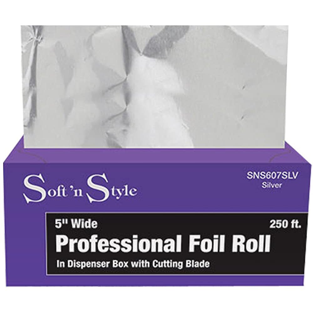 Professional Foil Roll | 5" Wide | Silver | SNS607SLV | SOFT N STYLE by SOFT N STYLE | SH Salons