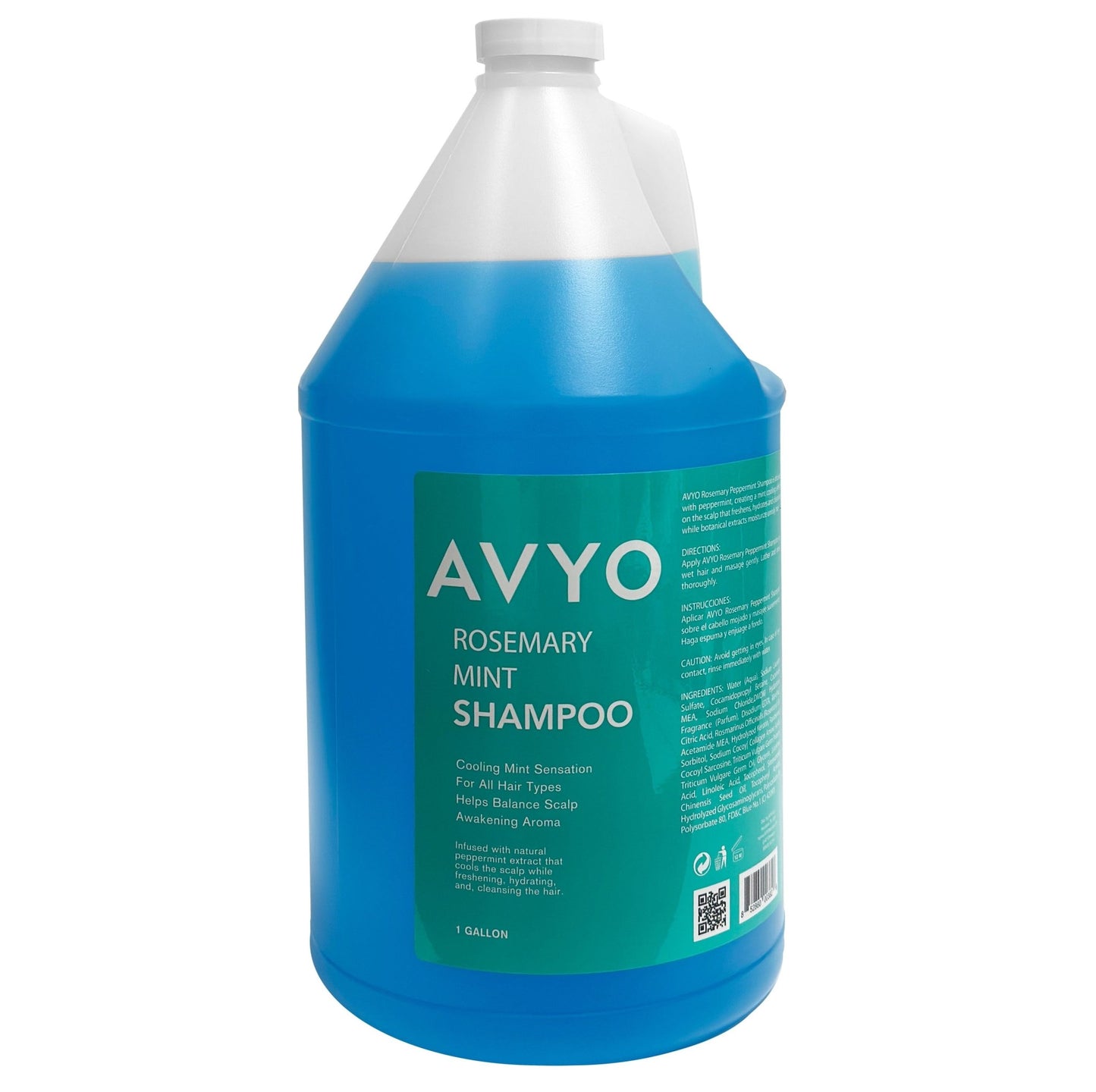 Rosemary Peppermint Shampoo | Cooling Mint Sensation | 1 Gallon | AVYO | SHAMPOO by AVYO - SH Salons