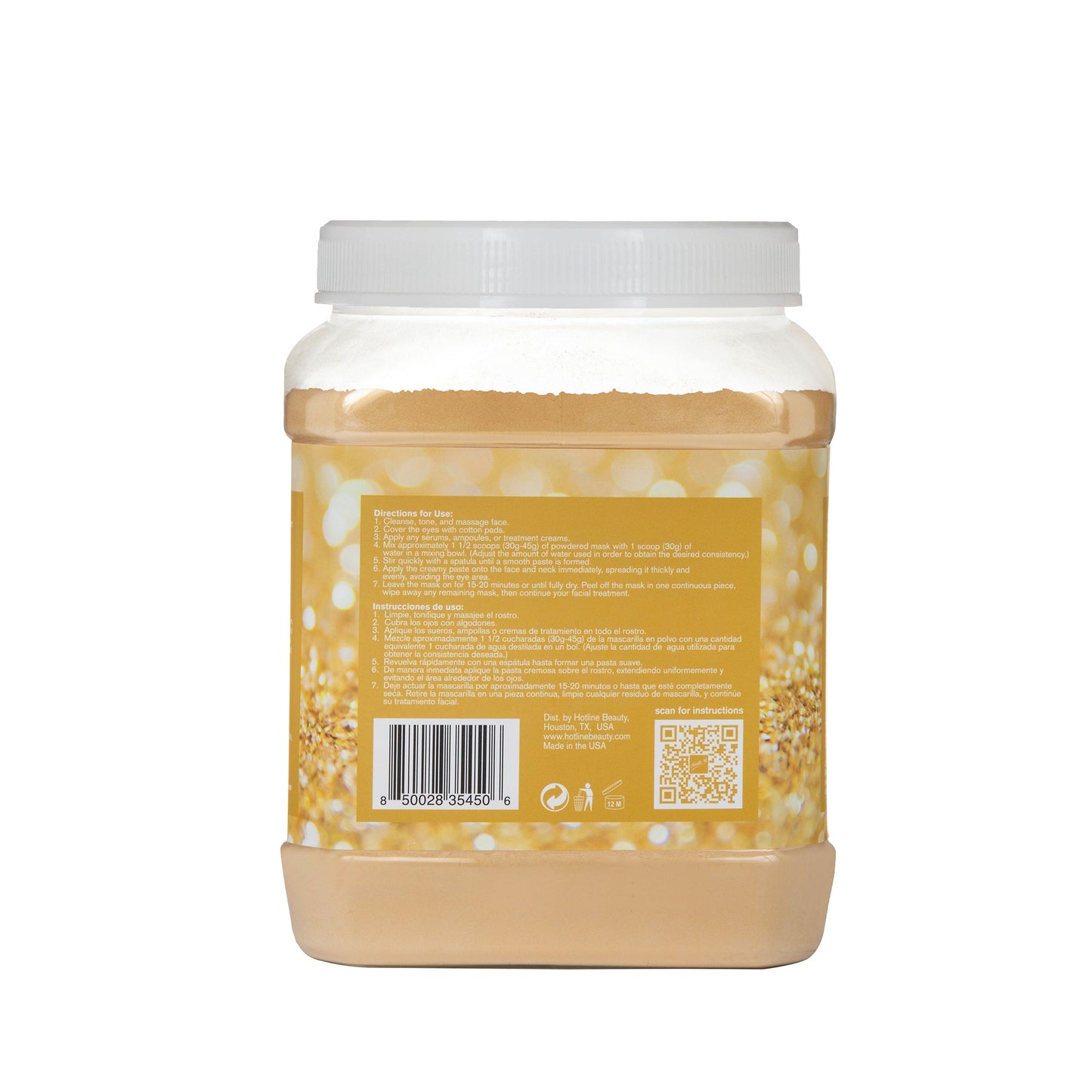 Soft Powder Mask | 24 - Karat Gold 1000g/1 KG | NUDE U | SKIN CARE by NUDE U - SH Salons