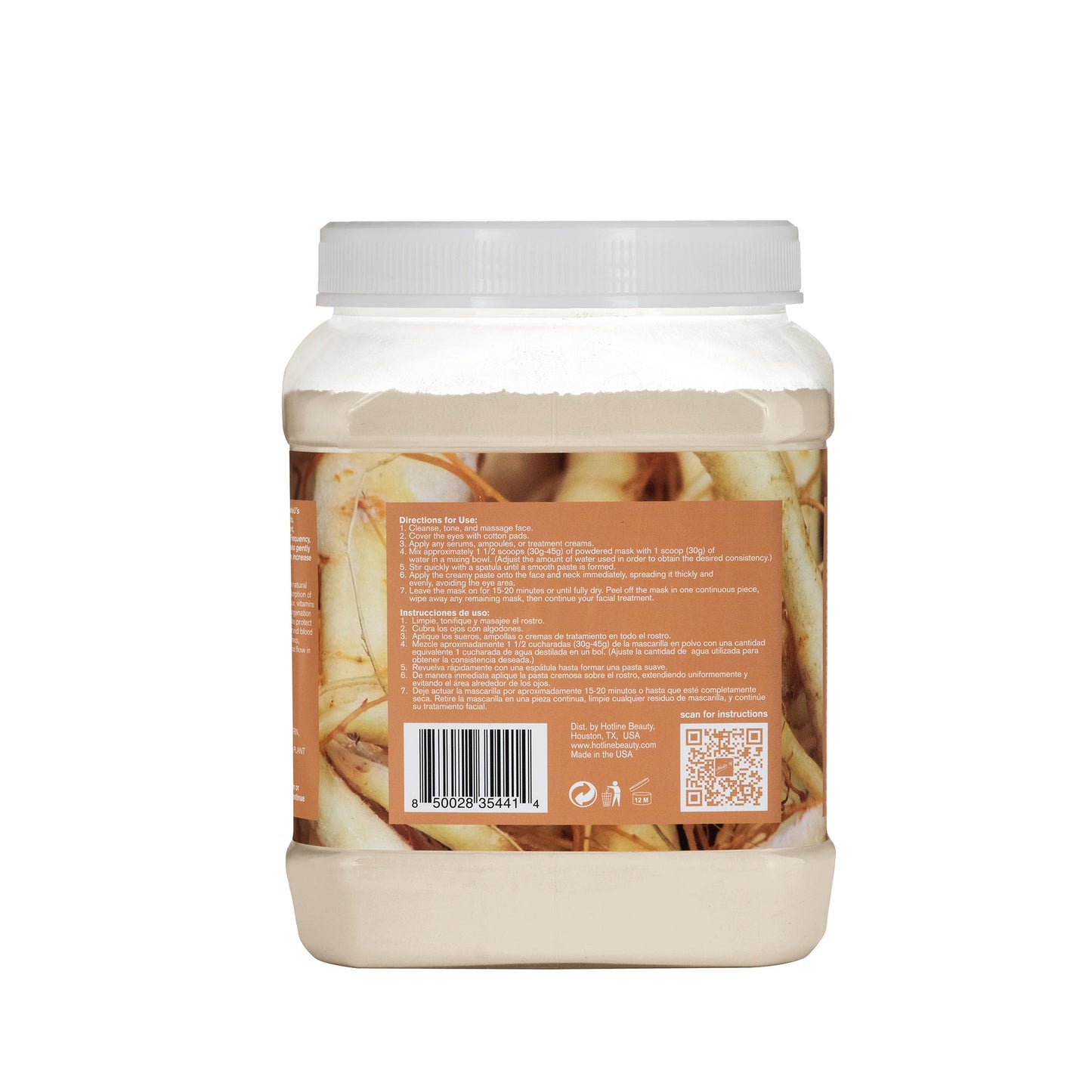 Soft Powder Mask | Wild Ginseng | 1000g/1 KG | NUDE U | SKIN CARE by NUDE U - SH Salons