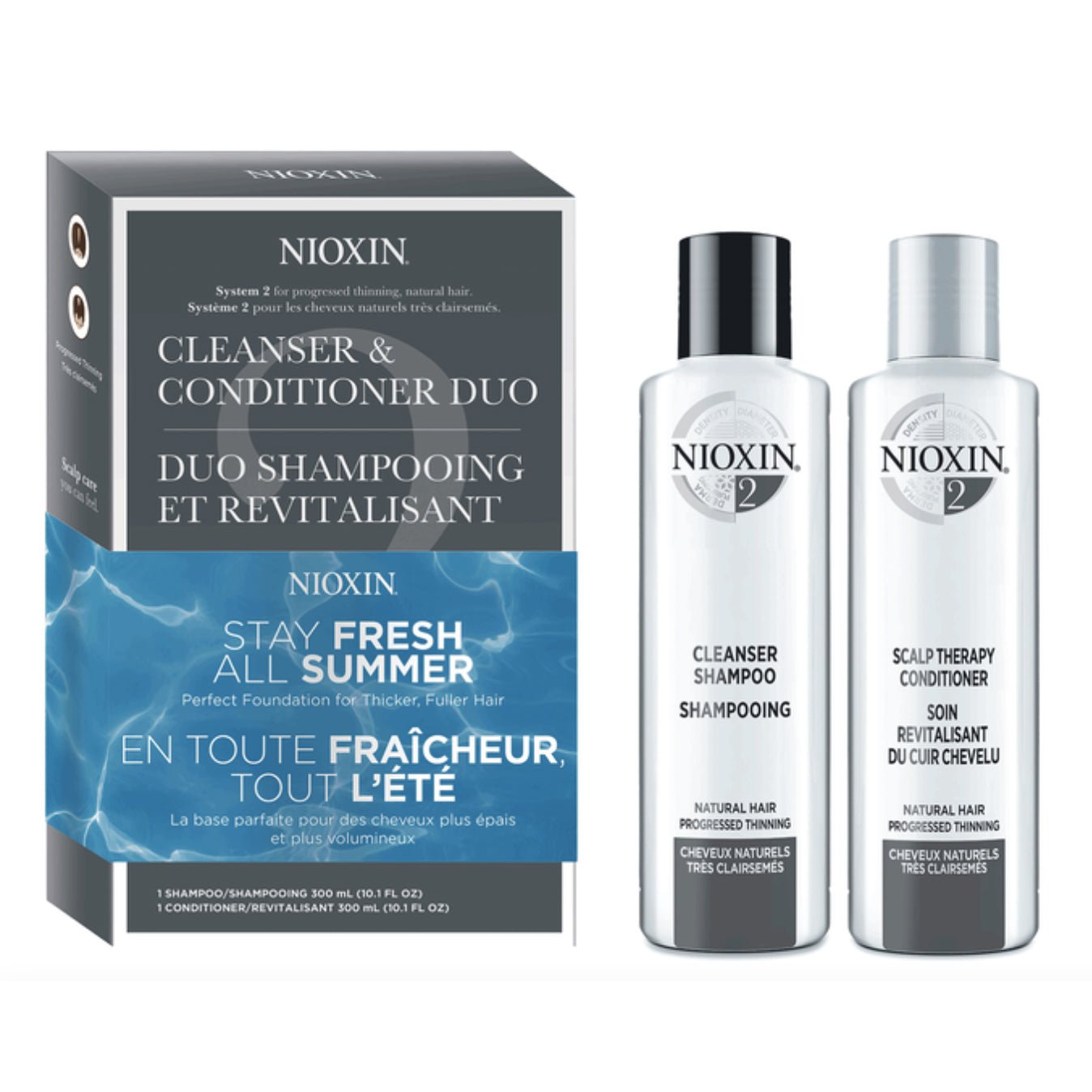 System 2 Summer Duo 10.1 fl. oz. | NIOXIN | SHAMPOO & CONDITIONER SETS by NIOXIN - SH Salons
