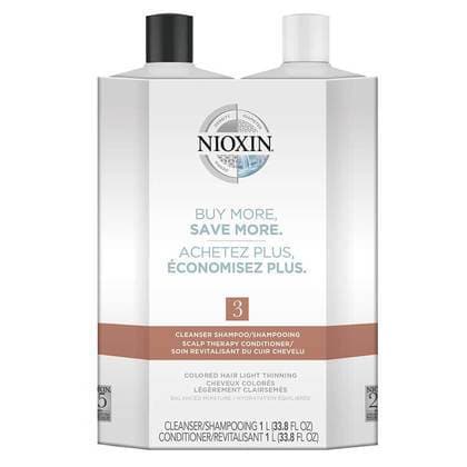 System 3 Cleanser and Conditioner Liter Duos | NIOXIN | SHAMPOO & CONDITIONER SETS by NIOXIN - SH Salons