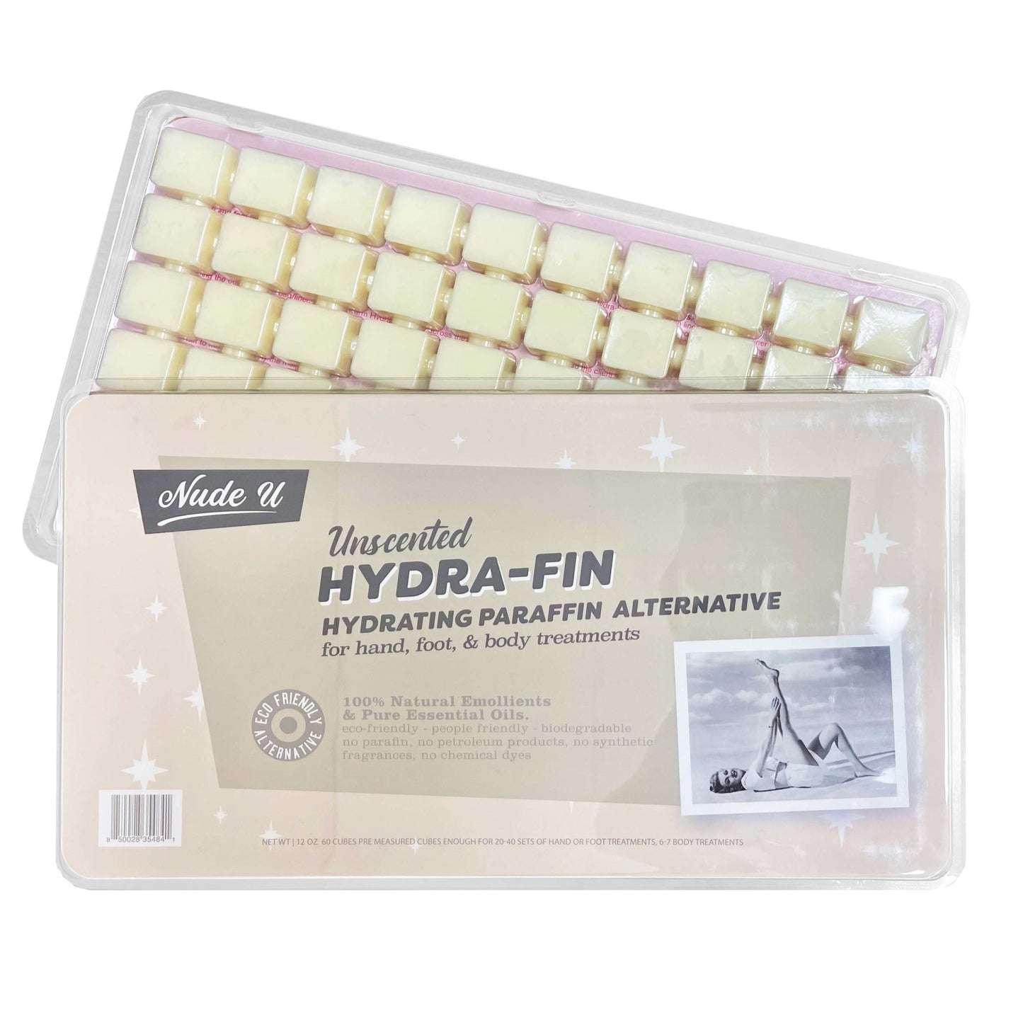 Unscented Hydra - Fin | Hydrating Paraffin Alternative | For Hand, Food & Body | NUDE U by NUDE U | SH Salons