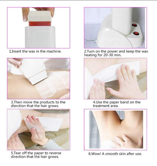 Wax Warmer | Cordless Triple Roll - On | NUDE U | WAXING KITS & SUPPLIES by NUDE U - SH Salons