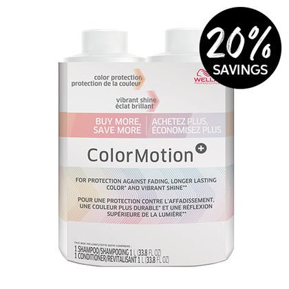 Set ColorMotion+ Care | Shampoo and Conditioner | Liter Duo | WELLA | SHAMPOO & CONDITIONER SETS by WELLA PROFESSIONAL - SH Salons