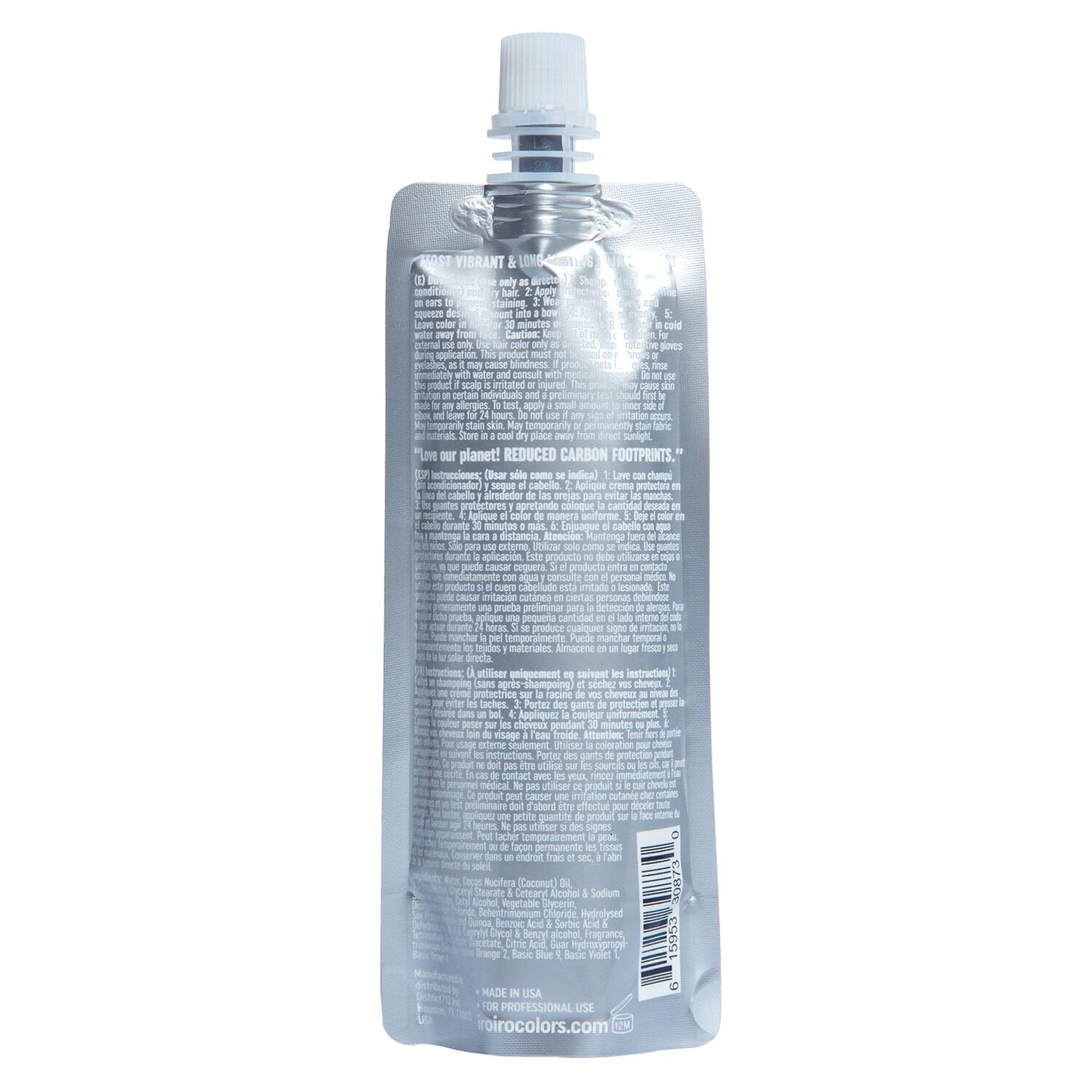 10 BLACK | Semi - Permanent Hair Color | 4oz | IROIRO | HAIR COLOR by IROIRO - SH Salons