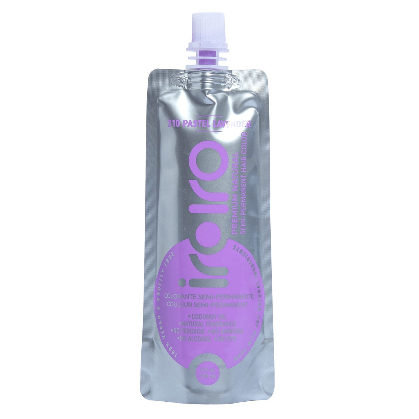210 LAVENDER | Semi - Permanent Hair Color | 4oz | IROIRO | HAIR COLOR by IROIRO - SH Salons
