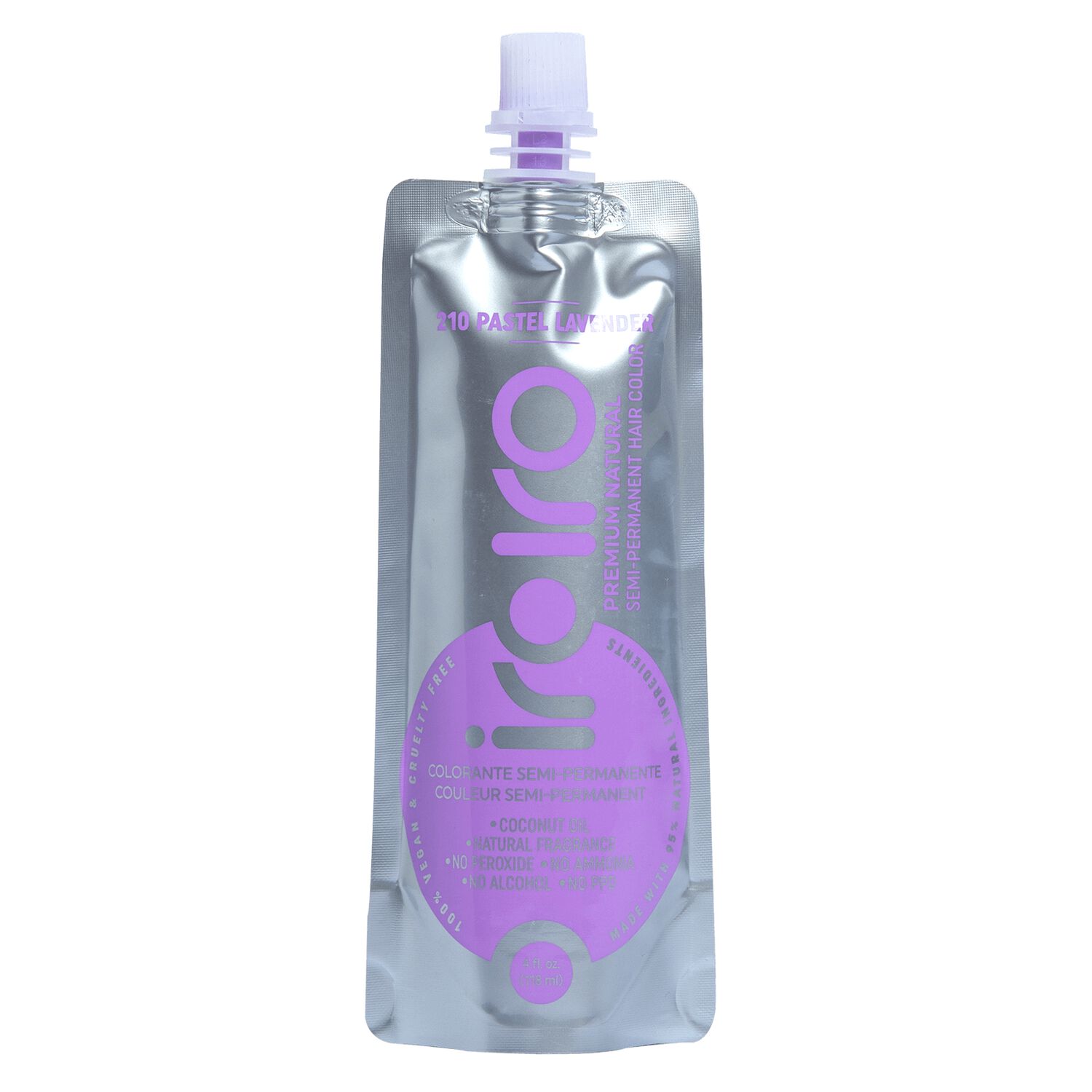 210 LAVENDER | Semi - Permanent Hair Color | 4oz | IROIRO | HAIR COLOR by IROIRO - SH Salons