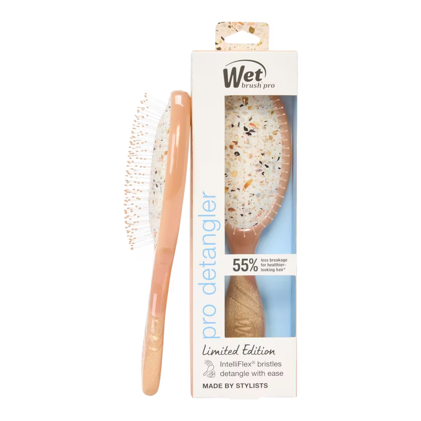 Pearlescent Aura Detangler Hair Brush | Professional Wet & Dry Detangling Brush | WET BRUSH PRO