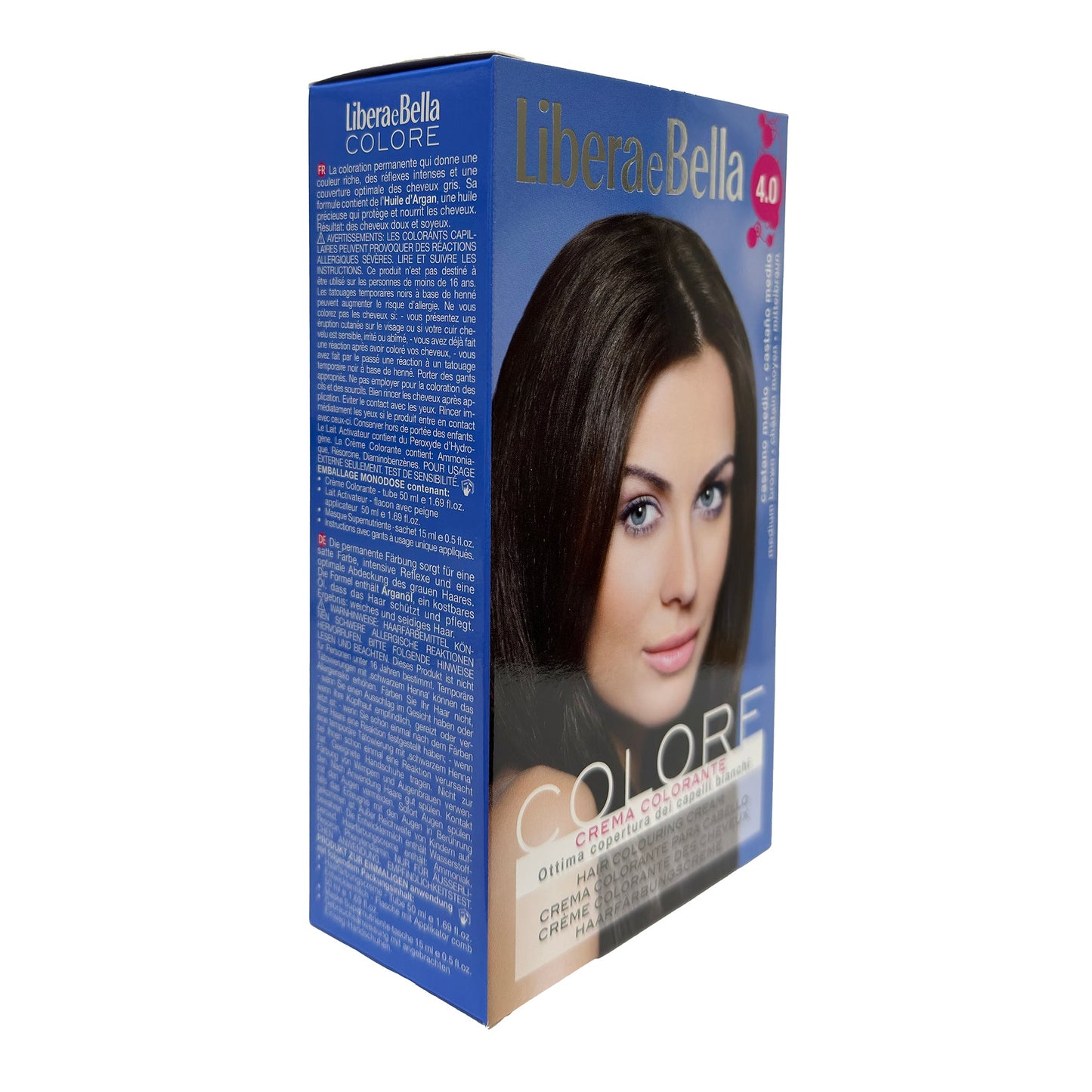 4.0 Medium Brown | Hair Coloring Kit | Libera E Bella | OYSTER - SH Salons