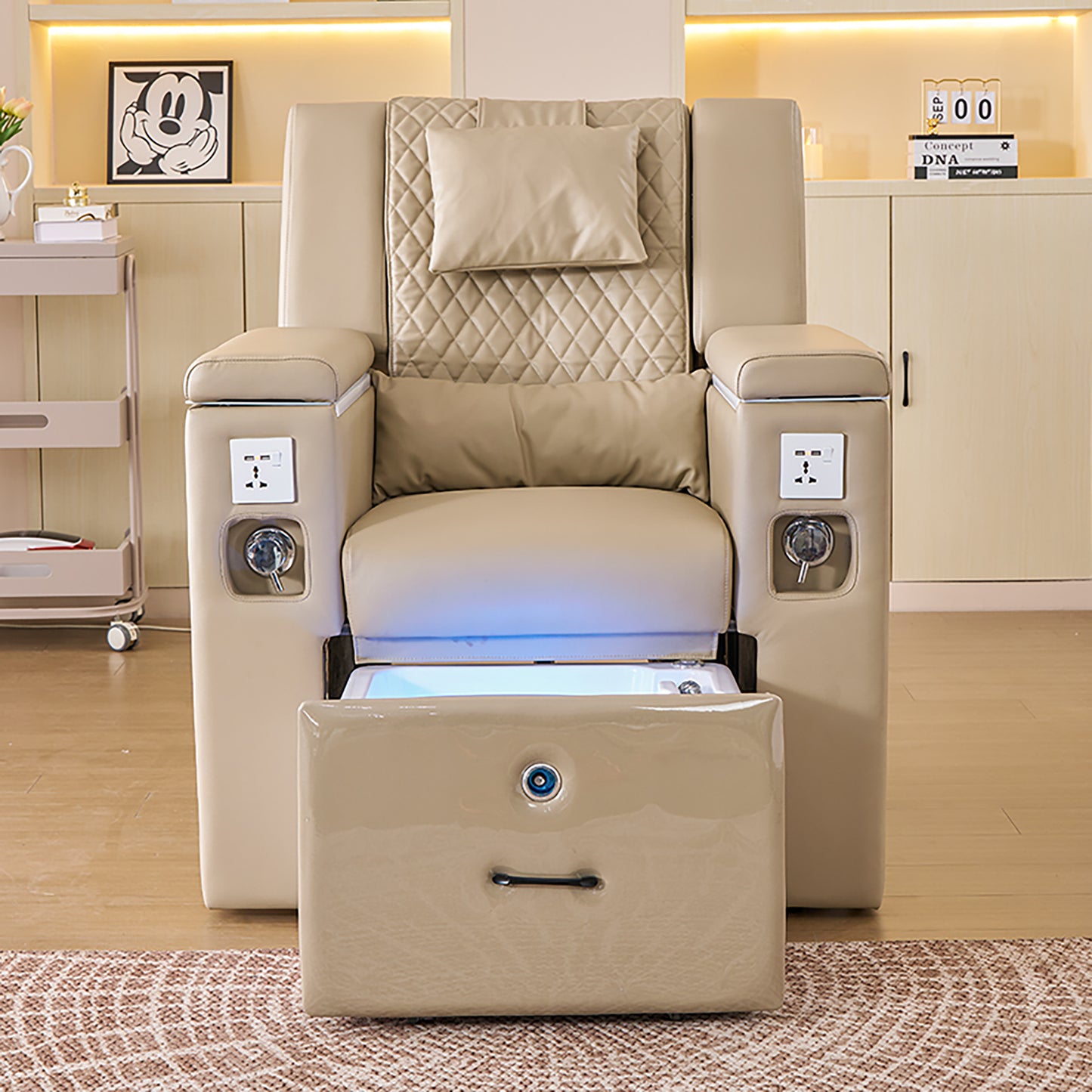 M30 | Plumbed | Pedicure and Manicure Chair - Electric Massage | SSW