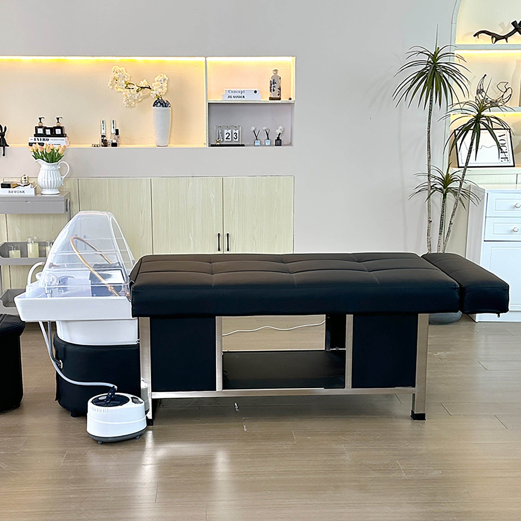 611 - 1D | FRESH WATER | Plumbed | Japanese Head Spa Massage Bed | SSW | Head Spa Beds (Plumbed) by SSW - SH Salons