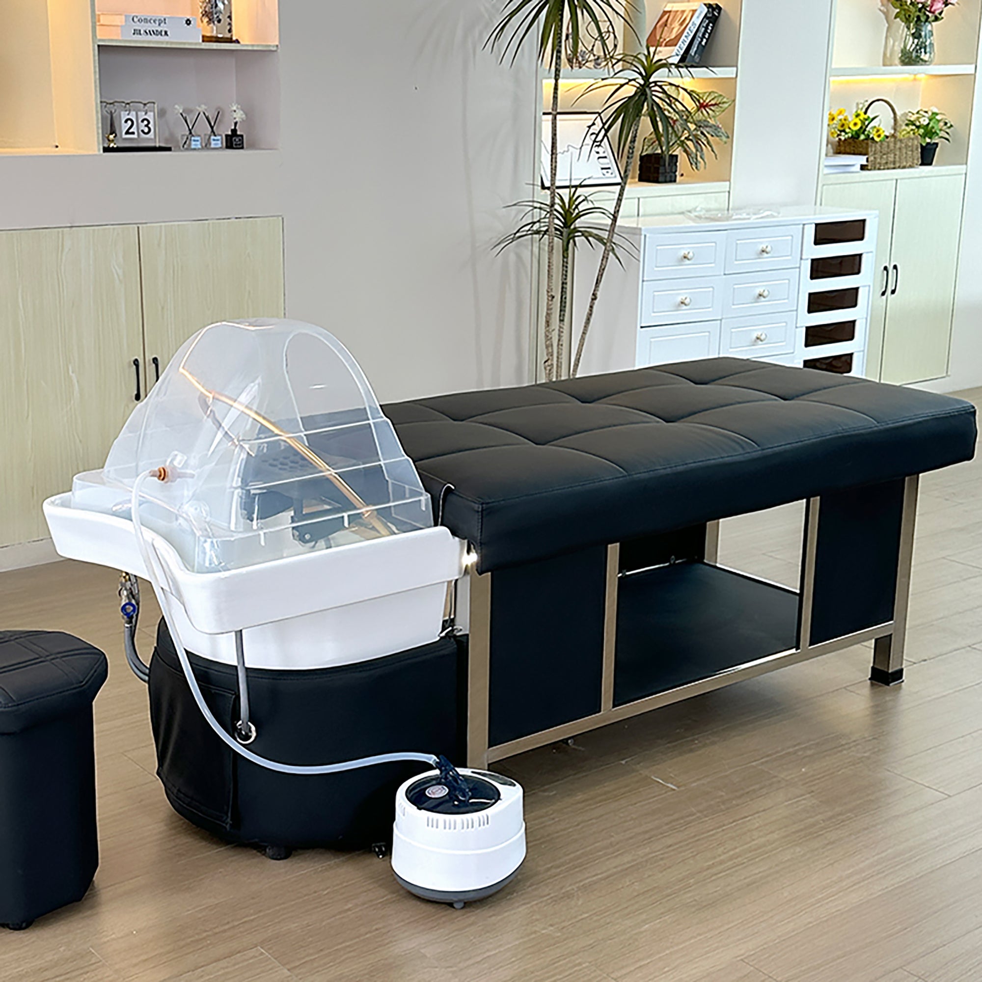 611 - 1D | FRESH WATER | Plumbed | Japanese Head Spa Massage Bed | SSW | Head Spa Beds (Plumbed) by SSW - SH Salons