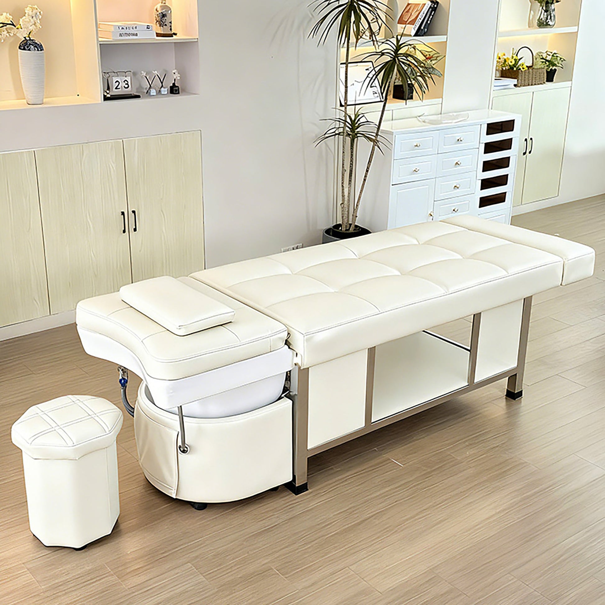 611 - 1D | FRESH WATER | Plumbed | Japanese Head Spa Massage Bed | SSW | Head Spa Beds (Plumbed) by SSW - SH Salons