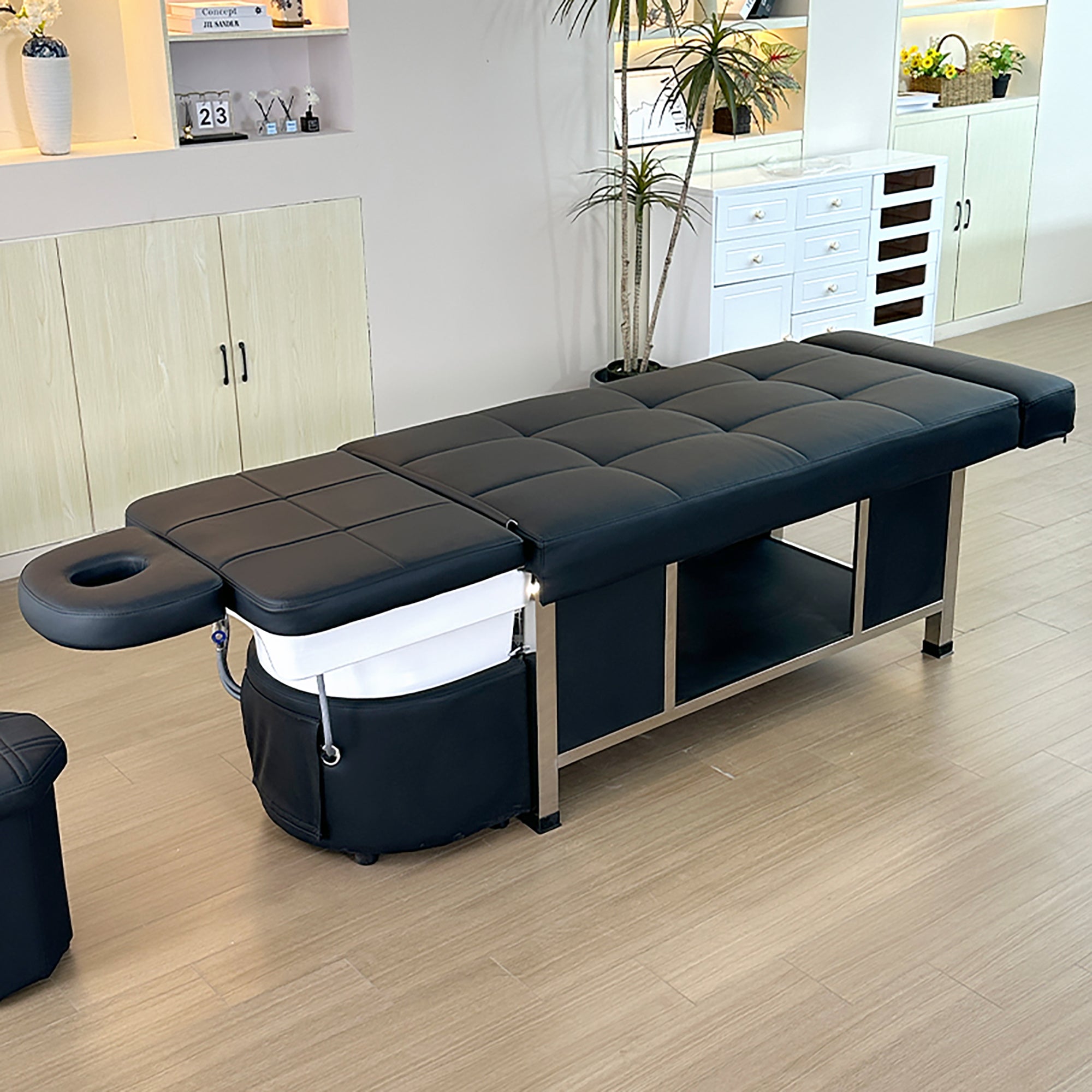 611 - 1D | FRESH WATER | Plumbed | Japanese Head Spa Massage Bed | SSW | Head Spa Beds (Plumbed) by SSW - SH Salons